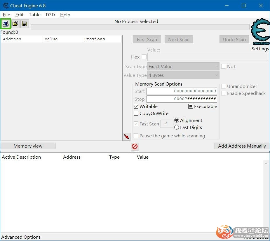 Cheat Engine 6.8